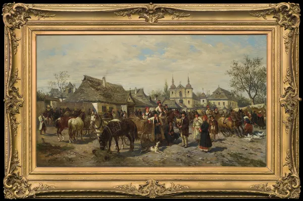 Ludwik Gędłek, TARG NA KLEPARZU