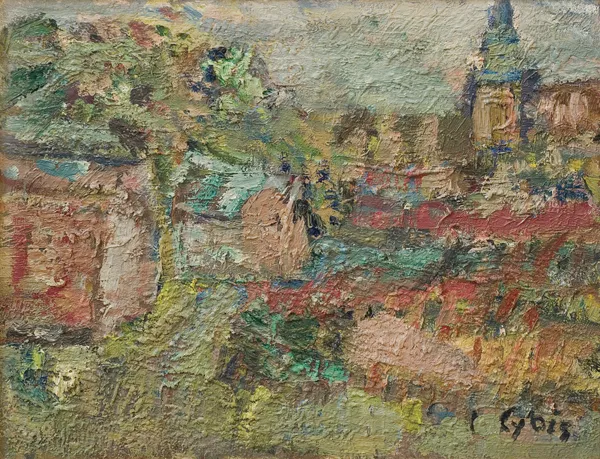 Jan Cybis, WIEŻA KOŚCIOŁA, 1957