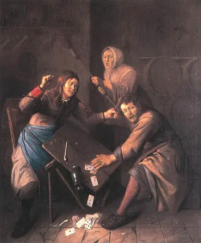 Autor nierozpoznany, Kłótnia przy karcianym stoliku