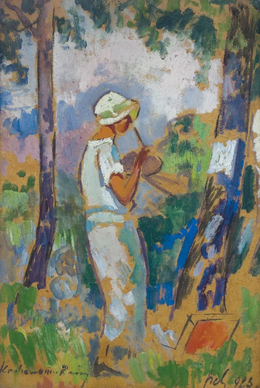 Kazimierz Sichulski, W OGRODZIE, 1923