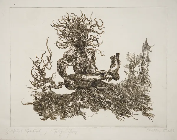 Roland  Grünberg, Postać-drzewo, 1952