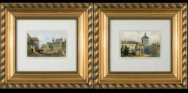 Eugene Edouard Soules, PARA OBRAZÓW Z WIDOKAMI MIEJSKIMI