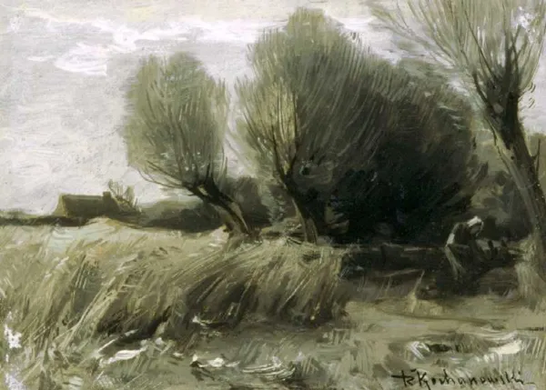 Roman Kochanowski, Pejzaż jesienny, po 1900