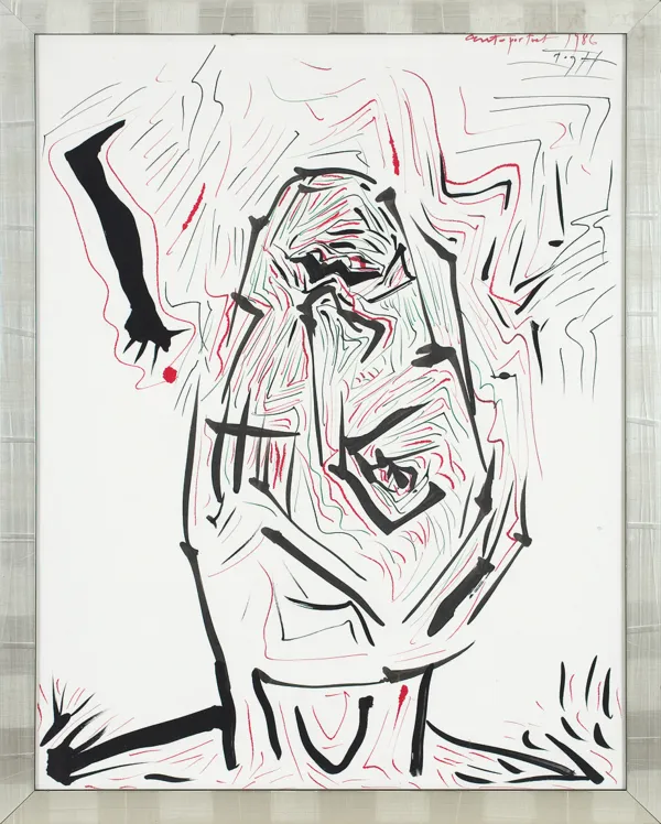 Andrzej Fogtt, Autoportret, 1986