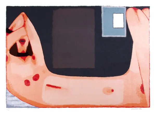 Jerzy Nowosielski, Akt leżący, 1999