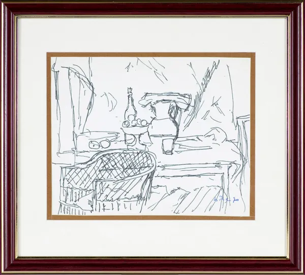 Hanna Rudzka-Cybisowa, Martwa natura, 1970