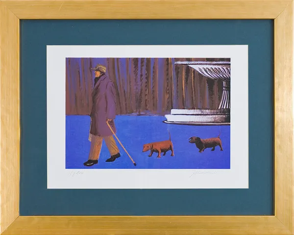 Jarosław Modzelewski, W ogrodzie saskim, koło fontanny