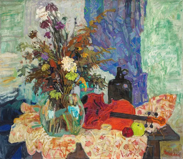 Jan Szancenbach, MARTWA NATURA ZE SKRZYPCAMI