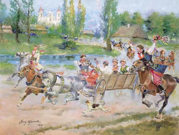 Jerzy Kossak, Wesele krakowskie