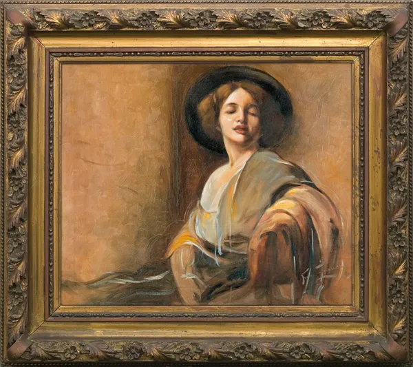 Franciszek Żmurko, PORTRET DZIEWCZYNY W KAPELUSZU