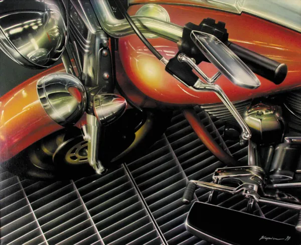 Andrzej Jakub  Kapica, Harley Davidson, 1990