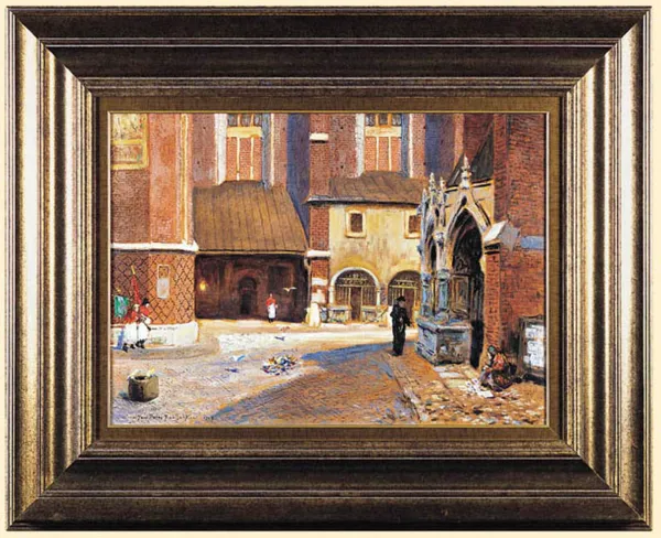 Stanisław Fabijański, GOŁĘBIE NA PLACU MARIACKIM W KRAKOWIE, 1940