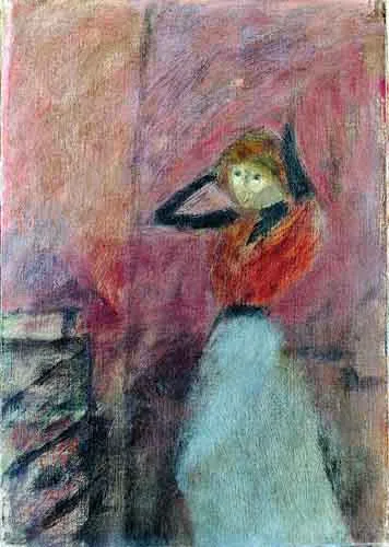 Piotr Potworowski, Kobieta w czerwonej bluzce