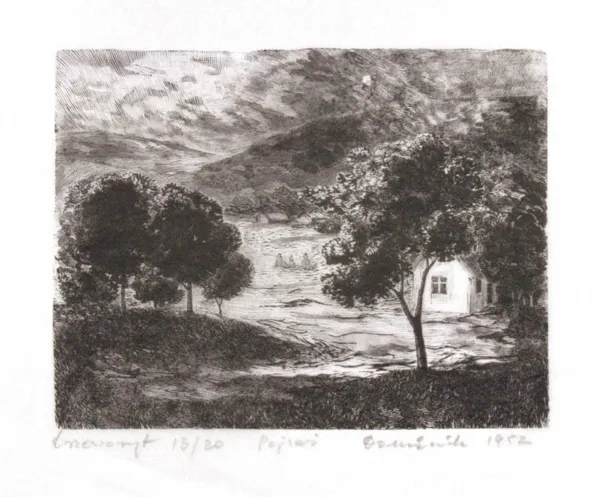 Tadeusz Dominik, Pejzaż, 1952