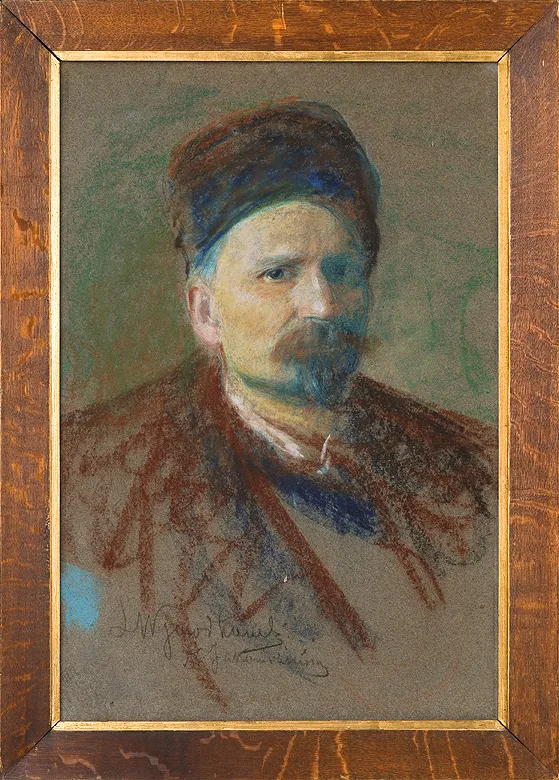 Leon Wyczółkowski, AUTOPORTRET, lata 90. XIX w. 