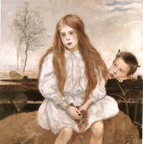 Vlastimil Hofman, Wiosna - dziewczynka i faun