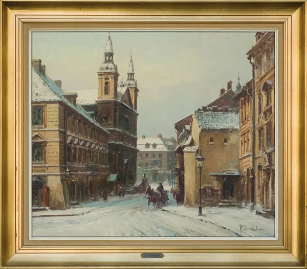 Władysław Chmieliński (Stachowicz), ZIMA W WARSZAWIE, ok. 1970