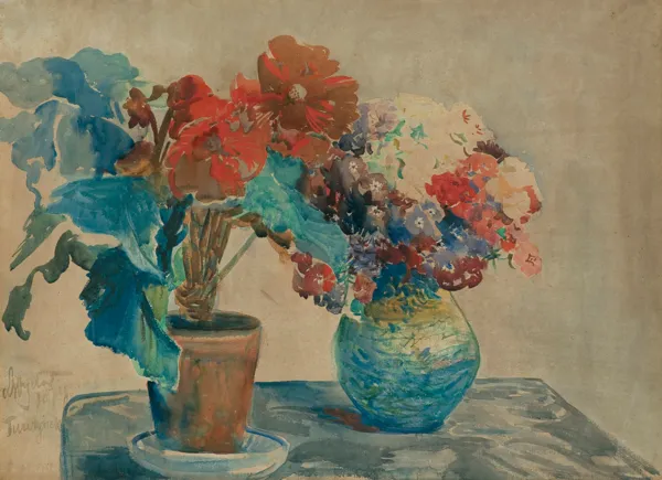 Leon Wyczółkowski, KWIATY, 1914