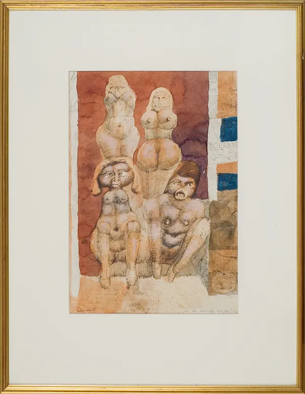 Jan Lebenstein, Sur les marches rouges, 1965