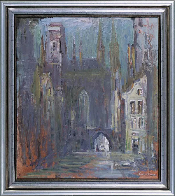 Marian Mokwa, ULICA W GDAŃSKU, ok. 1960