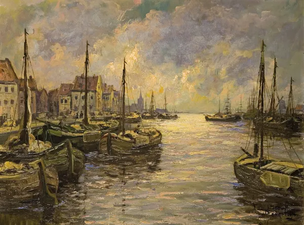 Josef Dederichs, ŁODZIE W PORCIE