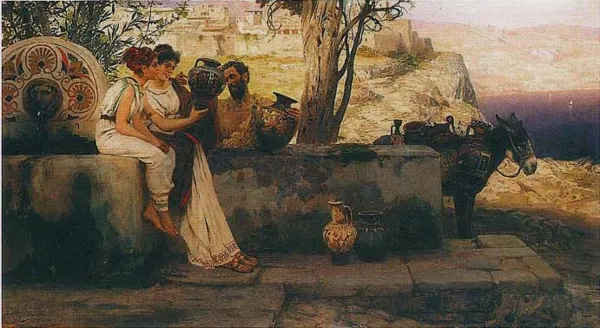 Henryk Siemiradzki, Sprzedawca wazonów