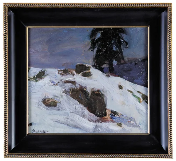 Paul Weber, Śnieg, ok. 1900