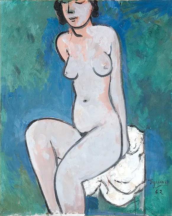 Tymon Niesiołowski, AKT SIEDZĄCY, 1962