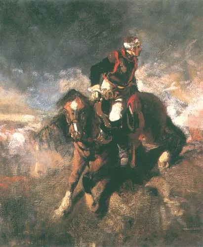 Piotr Michałowski, Ranny kirasjer