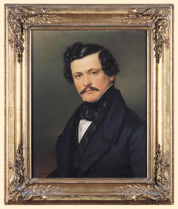 Tadeusz Łukaszewicz, PORTRET MŁODEGO MĘŻCZYZNY, 1841