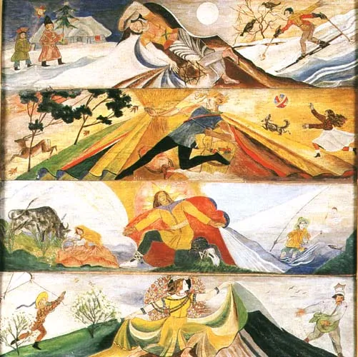 Zofia Stryjeńska, Cztery pory roku