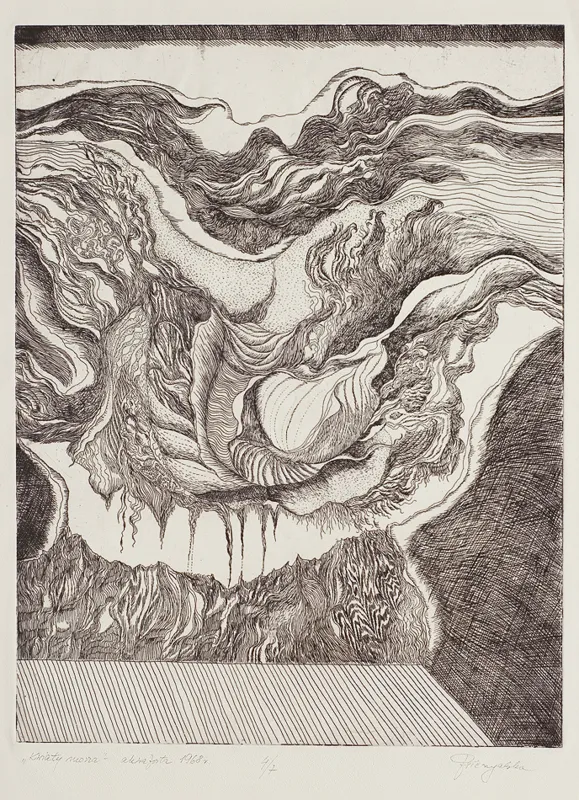 Barbara Pierzgalska, Kwiaty morza, 1968