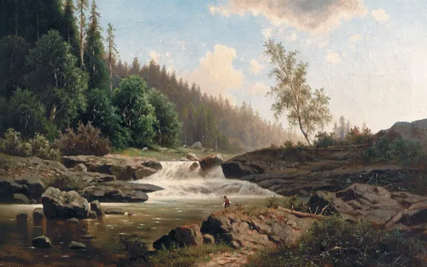 Albert Lang, Nad strumieniem