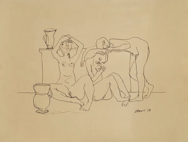 Otto Axer, Trzy akty kobiece, 1979 