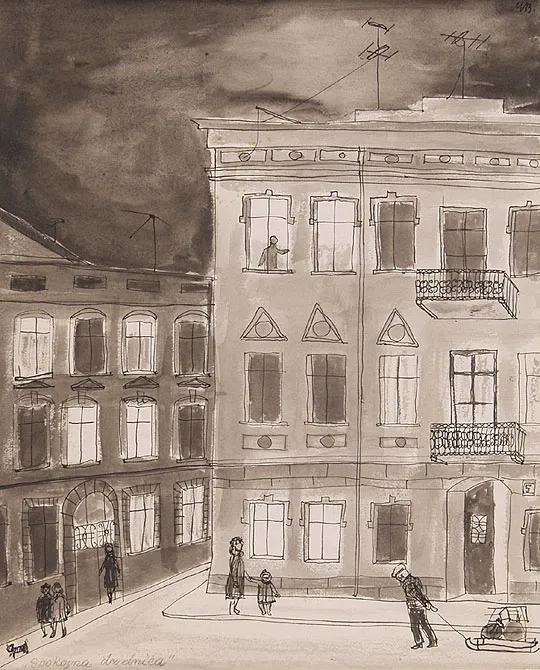 Maria  Bronikowska, Spokojna dzielnica, lata 50. 