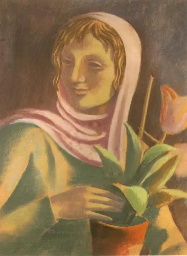 Wacław Borowski, Dziewczyna z tulipanem