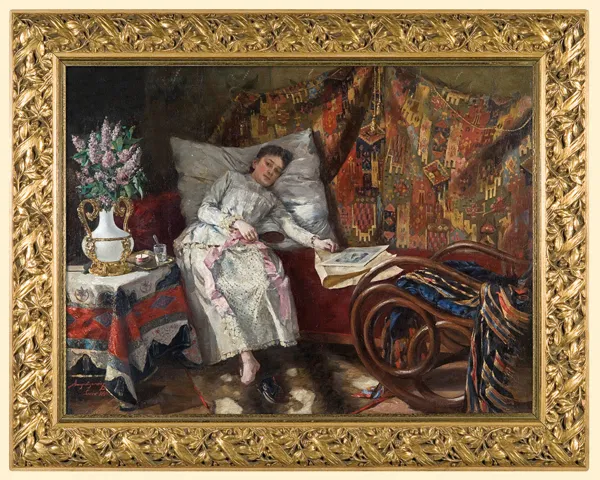 Aleksander Augustynowicz, ODPOCZYNEK, 1890