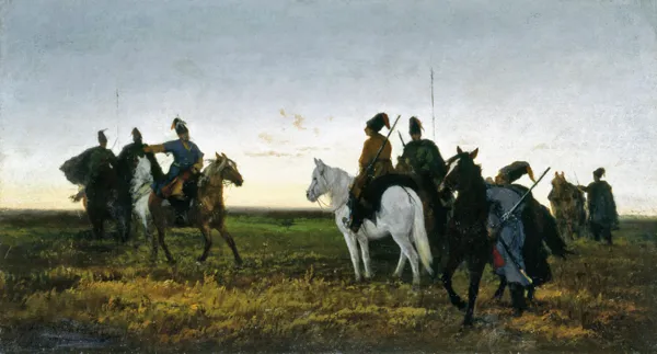 Jan Chełmiński, Kozacy w stepie