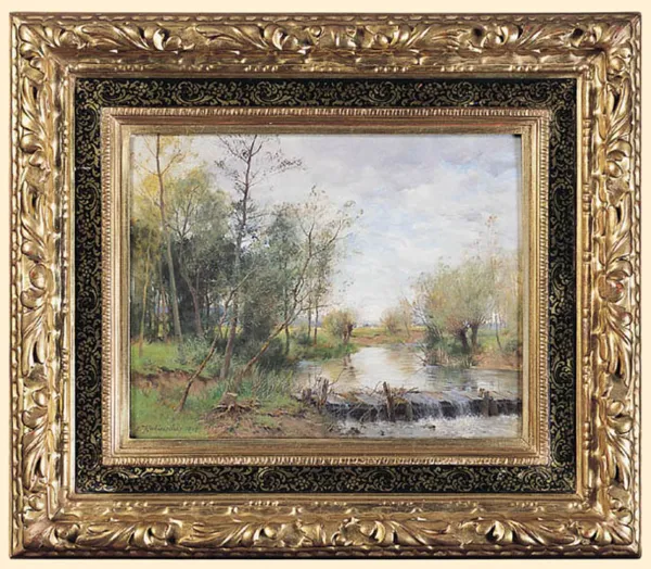 Erich Kubierschkhy, GROBLA NA RZECE, 1894