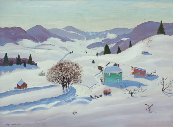 Rafał Malczewski, ZIMOWE POPOŁUDNIE, po 1945