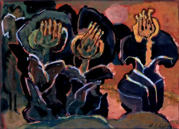 Helena Cygańska - Walicka, Kwiaty, 1976