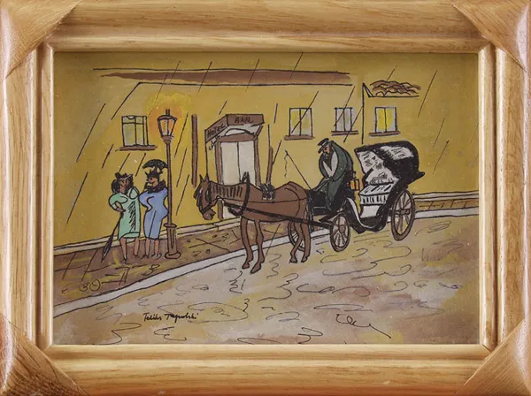 Feliks  Topolski, Dorożkarz, lata 30.