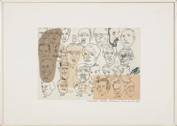 Włodzimierz Pawlak, Dziennik A, detal 354-384, 1988