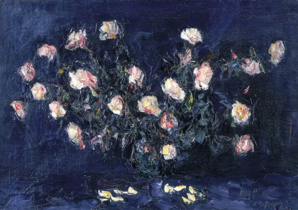 Włodzimierz Terlikowski, Róże w wazonie, 1921