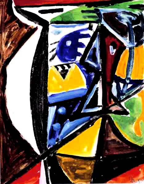 Jonasz Stern, Kompozycja abstrakcyjna, 1953