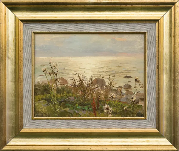 Ferdynand Ruszczyc, OSTY NA BRZEGU MORZA. RUGIA, 1896