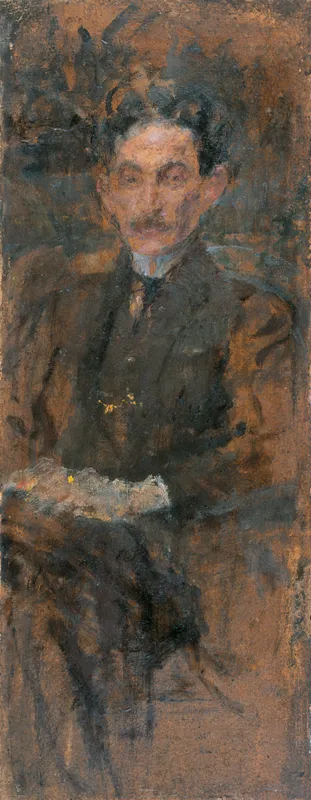 Olga Boznańska, Portret mężczyzny, po 1920