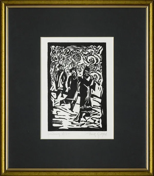 Jerzy Duda Gracz, Grajkowie, z cyklu Judaica, 1964