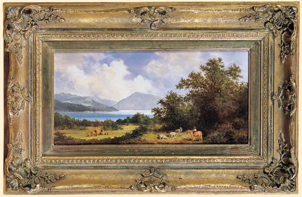 Andreas Mitterfellner, PEJZAŻ ZNAD TEGERNSEE W BAWARII