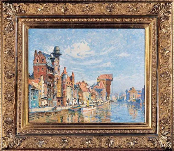 Theodor Urtnowski, Gdańsk, Długie Pobrzeże ze Starym Żurawiem